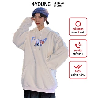 Áo khoác hoodie nam nữ form rộng 4YOUNG FASHION Fitch