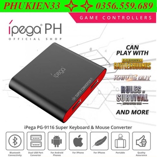 Thiết Bị Kết Nối Chuột &amp; Bàn Phím Hỗ Trợ Chơi Game Mobile IPEGA PG9116