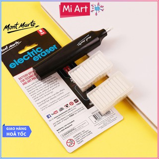 Bút Tẩy Điện Mont Marte - Electric Eraser with 30pce Erasers - MAXX0030