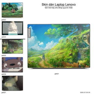 Skin dán Laptop Lenovo in hình Ghibli anime (inbox mã máy cho Shop)