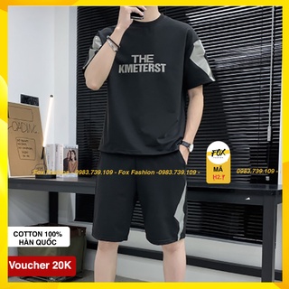 Bộ nam hè big size 45-115kg | Bộ hè nam chất thun cotton100%, cổ tròn, form rộng tay lỡ |Bộ thể thao nam hè cao cấp