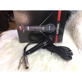 Micro Karaoke Có Dây Philips DM-70S Hàng Xịn- Micro Có Dây Cầm Tay Giá Rẻ- Micro Philips DM-70S