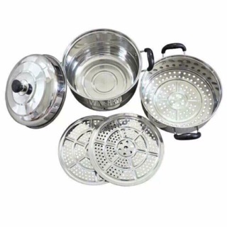 Nồi hấp inox 4 tầng đa năng