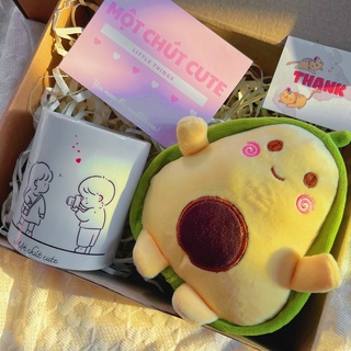 Set quà tặng Cốc chụp ảnh Một chút cute tặng sinh nhật, Valentine, 6/4 dành cho bố, anh trai, người yêu, bạn thân