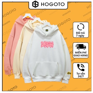 Áo nỉ Hoodie Drew tan chảy Hogoto shop , Áo hoodie nam nữ nỉ bông cotton