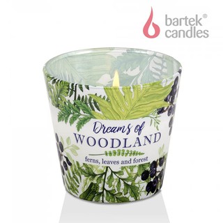 Ly nến thơm Bartek Candles BAT5222 Dream of Woodland 115g (Hương cây dương sỉ)