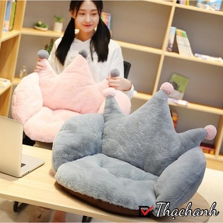 Đệm Ghế Chống Trượt Cao Cấp Hình Vương Miện 55*40*40cm