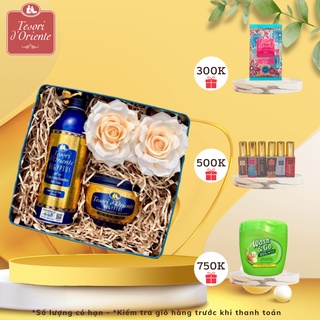 Set quà tặng Sữa tắm nước hoa Tesori 500ml và Kem dưỡng thể Tesori Mùi Thảo mộc Ai Cập kèm hộp quà chính hãng