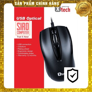 Chuột có dây XTECH TM-M3168 cổng USB