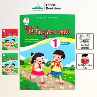 Sách - Vở luyện viết lớp 1 theo CT sách giáo khoa mới 2021 tủ sách cánh diều (Bộ 2 quyển) - NPH Việt Hà