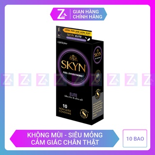 Bao cao Su LifeStyles SKYN ELITE Non-latex Siêu Mỏng Siêu Mềm Cao Cấp 10 bao