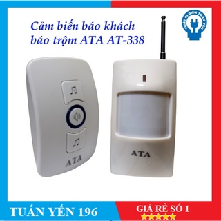 [Giao Hỏa Tốc Trong Ngày] Chuông báo khách chống trộm rời không dây đa năng Ata AT-338 (Hàng Chính Hãng)
