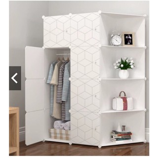 ❤️[TẶNG 1 MÓC CÀI 20K] TỦ QUẦN ÁO- TỦ NHỰA LẮP GHÉP 12 Ô (GỒM 8 Ô +4 KỆ GÓC, 3 Ô GIAY  ĐỂ ĐỒ ĐA NĂNG). TẶNG 1 THANH TREO