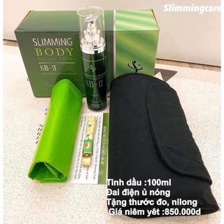 Combo Đai quấn nóng SLIMMING BODY Thải mỡ