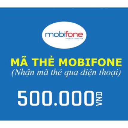 Thẻ Mobiphone 500k