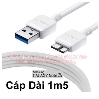 Cáp Samsung 1.5m USB 3.0 ZIN Chính Hãng Galaxy S5,Note 3