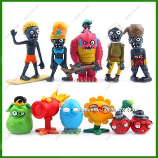 Bộ 10 Nhân Vật Zombie Vs Plants - Quái Vật Hồng - 7997.4