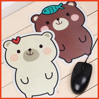 Bàn di chuột dễ thương hình gấu 18*25cm – Tấm pad lót chuột <RẺ VÔ ĐỊCH>