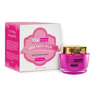 Hộp kem sạch mụn cao cấp Lily’s White – Thể nặng