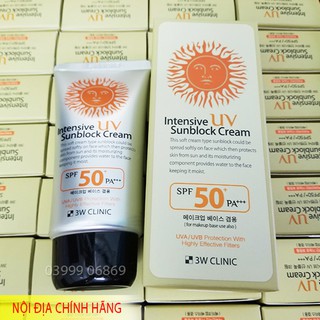 Kem chống nắng 3W Clinic SPF 50 PA ++