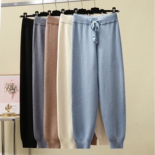 Quần thun tăm jogger-Quần gân tăm tre ống rộng cao cấp co giãn 4 chiều mềm mịn không bai xù mã xmtk101