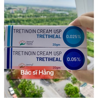 ✅GIẢM MỤN TRẺ HOÁ DA TRETINOIN TRETIHEAL 0.025 &amp; 0.05 20g