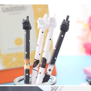 Bút gel nước mèo thần tài dễ thương nhiều màu