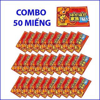 [Hàng Mới 2022] Combo 50 Miếng Dán Giữ Nhiệt Chuột Túi