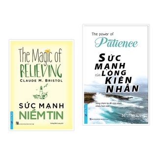 Sách - Combo Sức Mạnh Niềm Tin (53627) + Sức Mạnh Của Lòng Kiên Nhẫn (50060) - First News