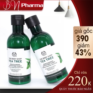 Toner Da Dầu Mụn The Body Shop Tea Tree Skin Clearing Mattifying Toner