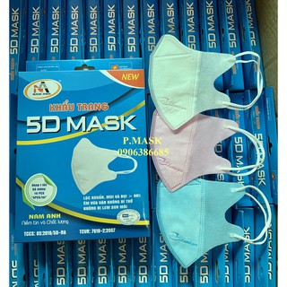 10 cái khẩu trang 5D Famapro Nam Anh thiết kế 3d Mask - Khẩu trang y tế Nam Anh 3d mask