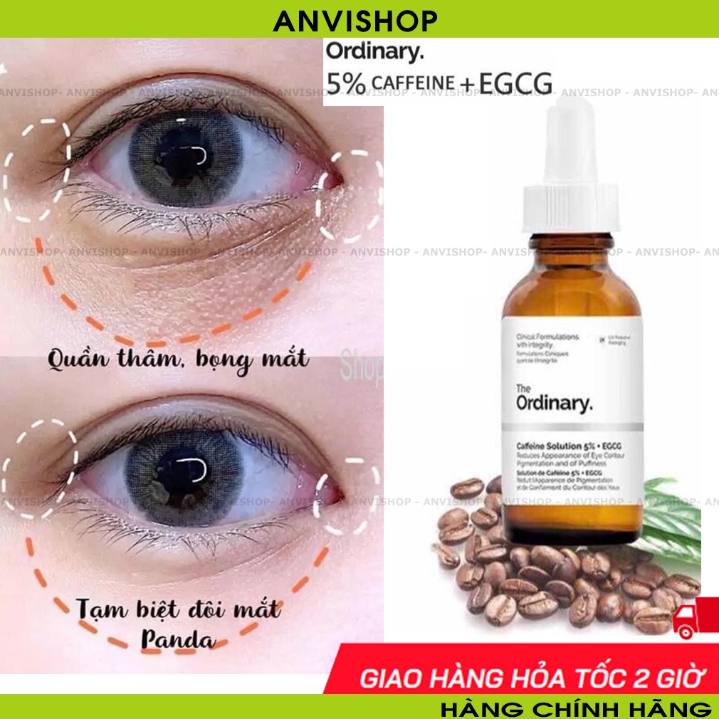 Serum Mắt Caffeine Solution 5% + EGCG - The Ordinary