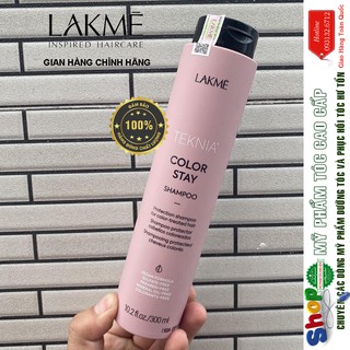 Dầu Gội Giữ Màu Tóc Nhuộm Lakme Teknia Color Stay Shampoo 300ml(Mẫu mới)