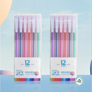 BỘ BÚT GEL 12 MÀU RESUN