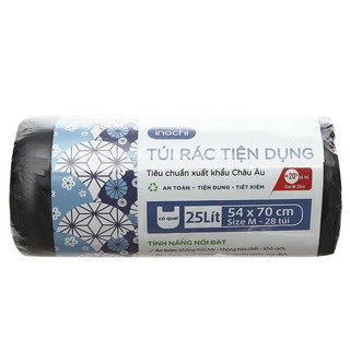 Túi Rác Inochi tiện dụng 25L - Hàng chính hãng tiêu chuẩn nhật bản