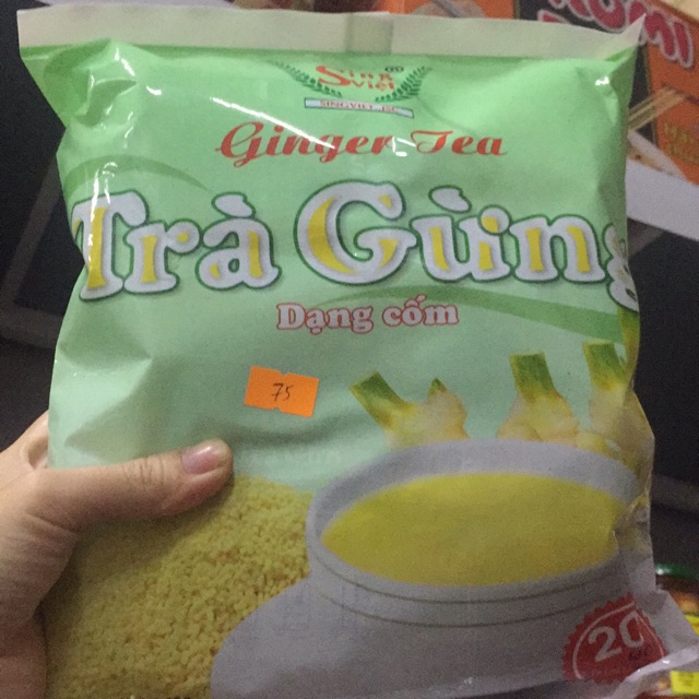 Combo 3 bịch trà gừng dạng cốm