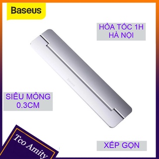 Đế nâng tản nhiệt Macbook, laptop dạng xếp, siêu mỏng Baseus 0,3cm, góc 8 °, có thể gập lại