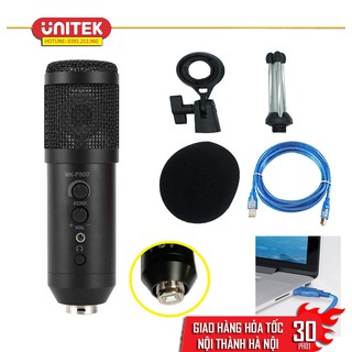 [Mã ELHACE giảm 4% đơn 300K] Microphone Thu Âm Live Stream MK-F500USB - Kết nối qua cổng USB