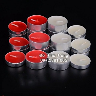 Vỉ 10 viên nến tealight không mùi