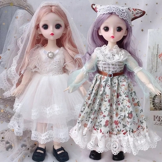 Đầm Công Chúa 30cm Cho Búp Bê Barbie Tỉ Lệ 1 / 6 23