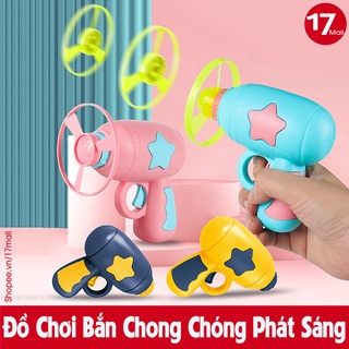 Đồ chơi bắn chong chóng, đĩa bay phát sáng nhiều màu sắc cho bé yêu Hương Gia Hân shop