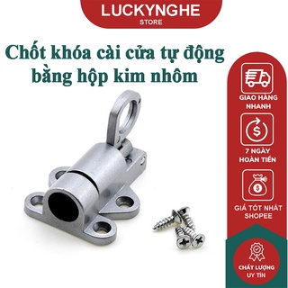 Chốt khóa cài cửa an toàn tự động bằng hợp kim nhôm
