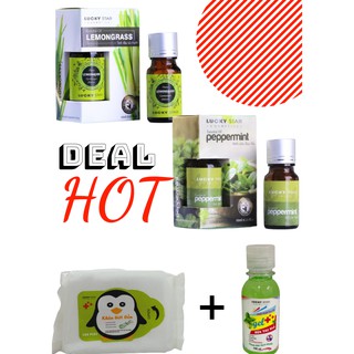 [DEALHOT] Tinh Dầu Bạc Hà &amp; Chanh Sả  Kèm 2 Quà Tặngg