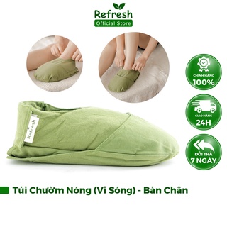 Túi Chườm Nóng Thảo Dược REFRESH Giảm Đau Nhức Bàn Chân, Giảm Tê Lạnh, Nhức Mỏi Chân - Loại Làm Nóng Bằng Lò Vi Sóng