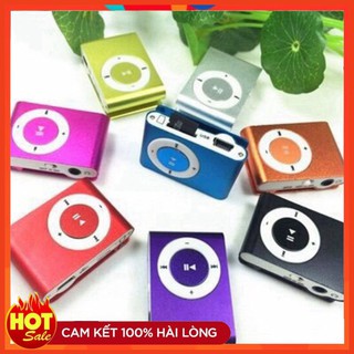 Máy Nghe Nhạc MP3 Không Màn Vỏ Nhôm (Tặng: Tai Nghe + Cáp Sạc) <RẺ VÔ ĐỊCH>