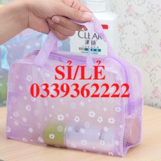 [ HAIANHSHOP ] Túi đựng mỹ phẩm có quai 15*22,5 cm Duashop >