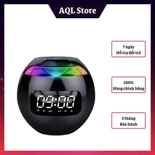 Loa Bluetooth Kiêm Đồng Hồ Báo Thức Nhỏ Gọn Dễ Thương Kimiso - Loa Bluetooth Mini Có Đèn Led Nghe Nhạc