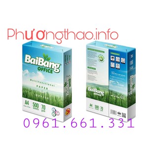 [Mã LIFEXANH03 giảm 10% đơn 500K] Giấy A4 Bãi Bằng ĐL 70 500 tờ/ram tại Hà Nội.
