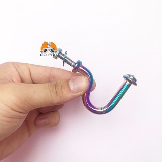 [CHÍNH HÃNG] 01 Móc Treo Đồ Hình Móc Câu Inox 304 Cho Mọi Xe Máy