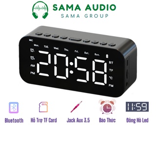 Loa Bluetooth Không Dây Màn Hình Led P6 |Tích Hợp Đồng Hồ - Báo Thức - Đài FM - Màn Hình Gương - Đo Nhiệt Độ Phòng